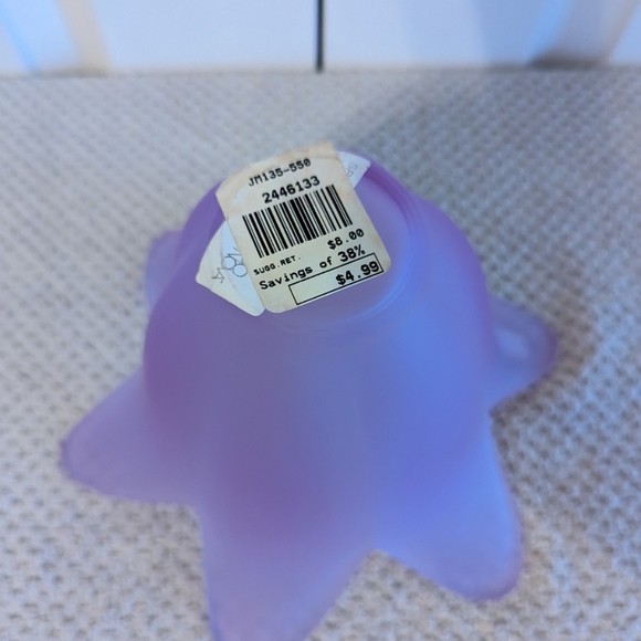 Studio Nova Vintage Purple Tulip Tealight Votive Candle Holder Satin Finish - Picture 3 of 3